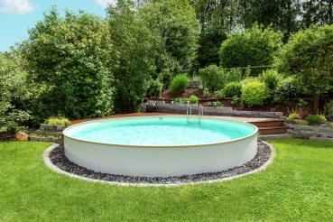 Steinbach Styriapool rund Ø 400 x 120 cm Innenfolie sand ohne Zubehör 012310SA